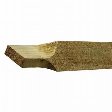 Shaped Arris Rail Green Treated 75 x 75mm x 2.4m