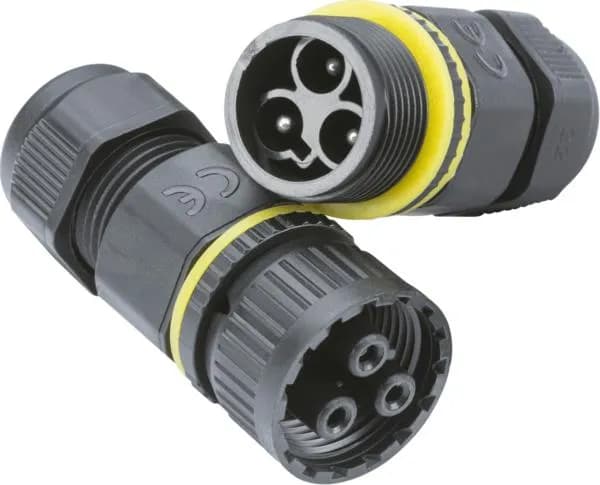 IP68 16A Plug and Socket Cable Connector (3-Pole)