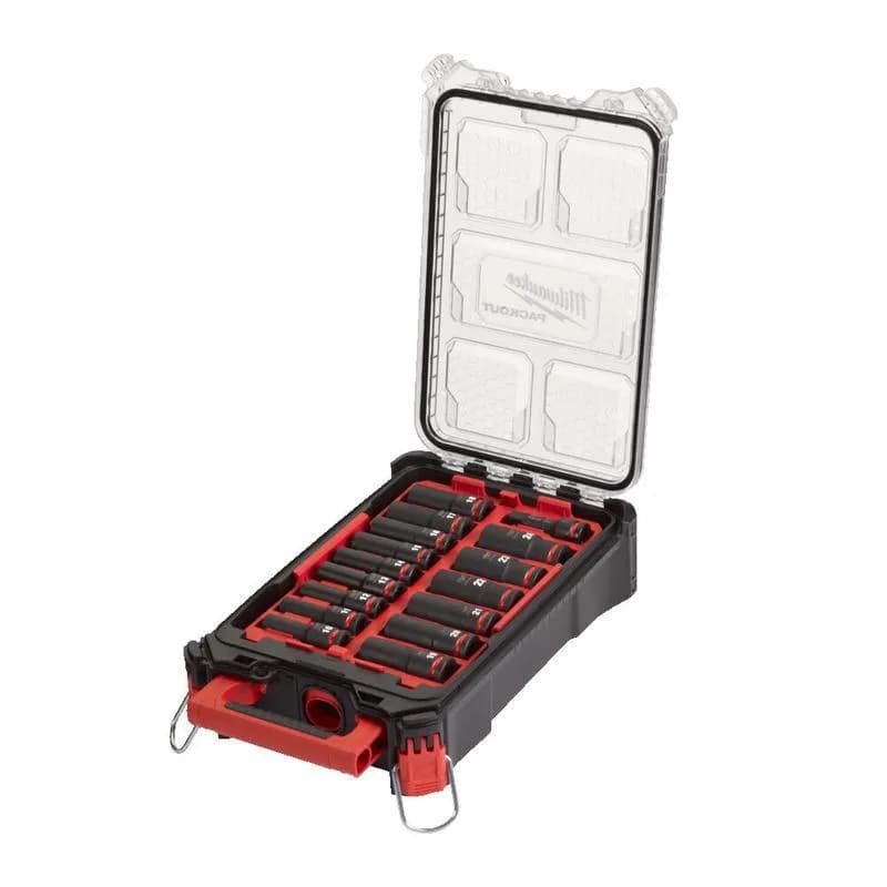Milwaukee 4932480943 Shockwave 1/2" Impact Socket Packout Set