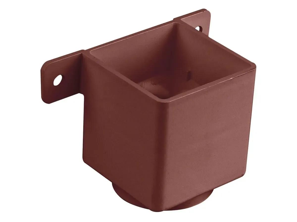 SquareLine Pipe Connector & Bracket 61mm Brown