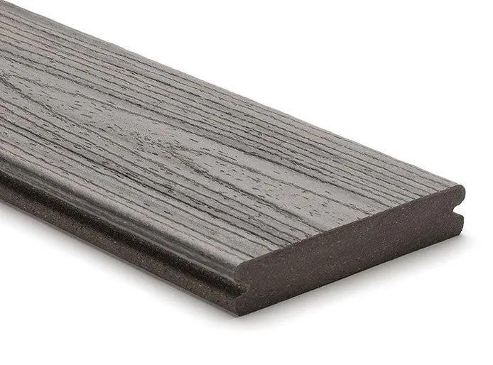Trex® Transcend® Grooved Deck Board 4.88m Island Mist