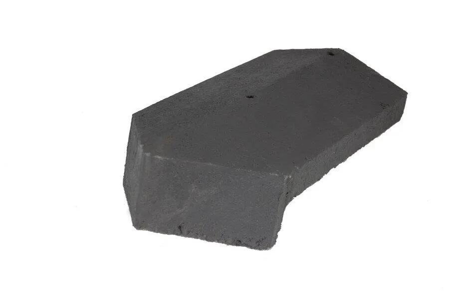 Redland Universal Angle Hip Block End Charcoal Grey