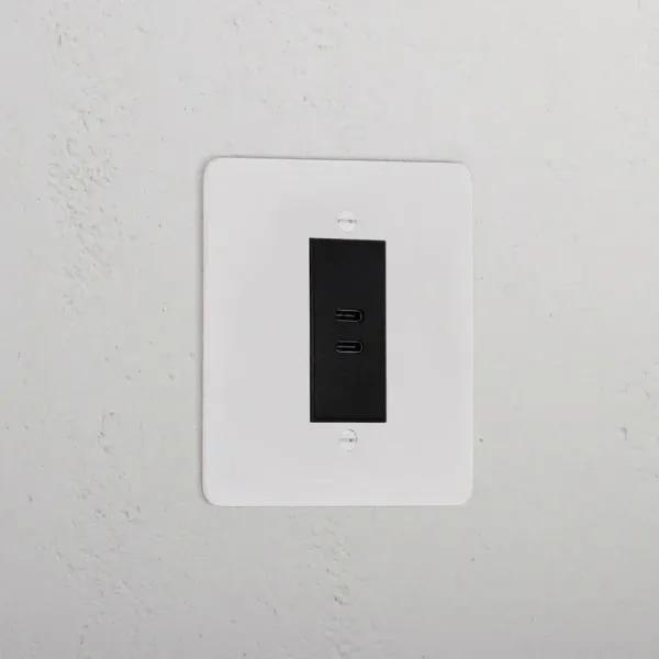 Corston USB C+C Socket (Paintable Black)