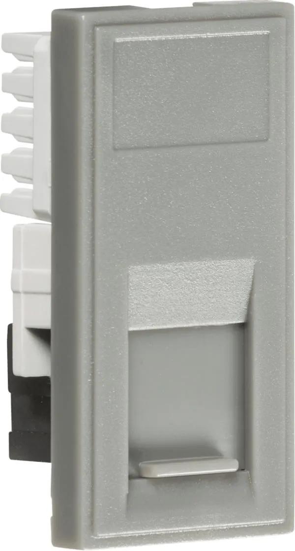 UTP CAT6 RJ45 Outlet Module 25 x 50mm – Grey