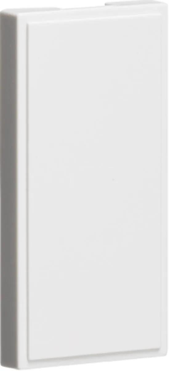 Pack of 10 – Half Blanking Modules (25 x 50mm) – White (White)