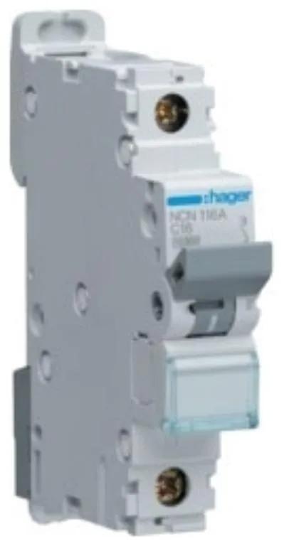 Hager NCN120A MCB SP Type C 20A 10kA