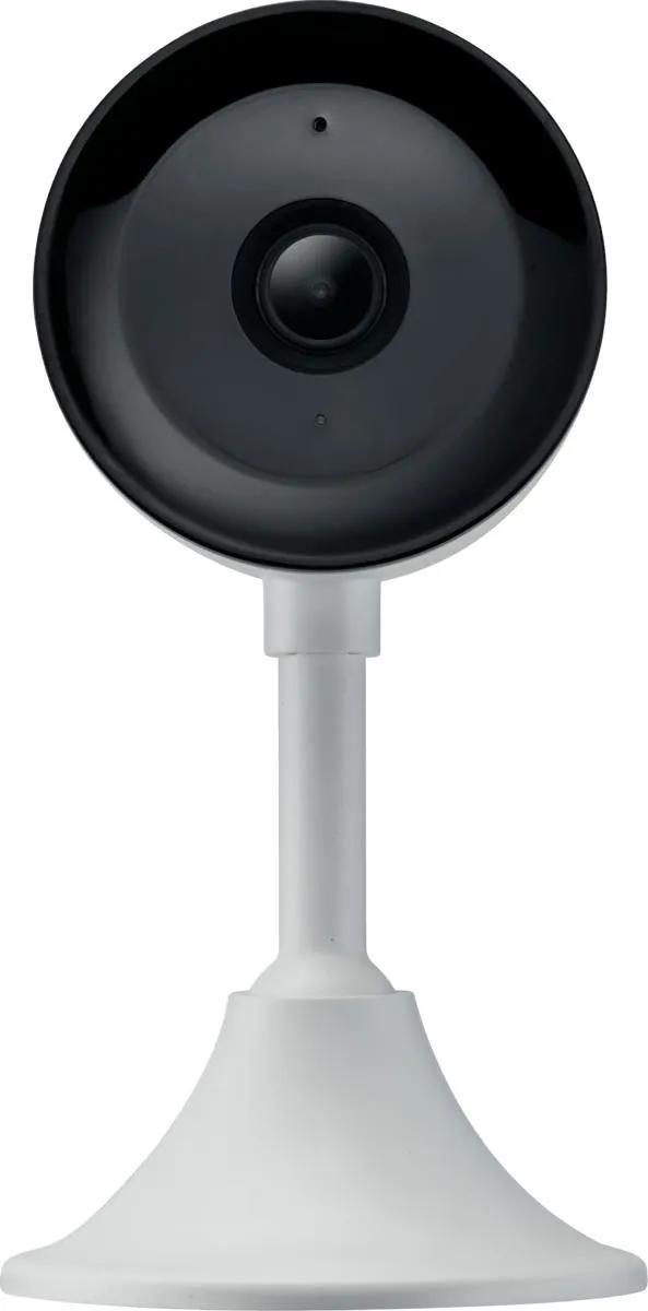 Plug and play SmartKnight indoor fixed 2MP camera with local and cloud storage