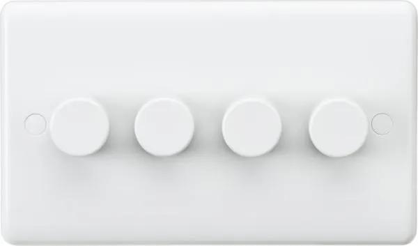 Curved Edge 4G 40-400W Dimmer (White)