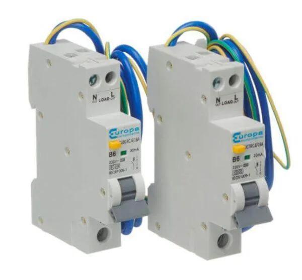 Europa 1 Pole Compact RCBO 6kA B Curve