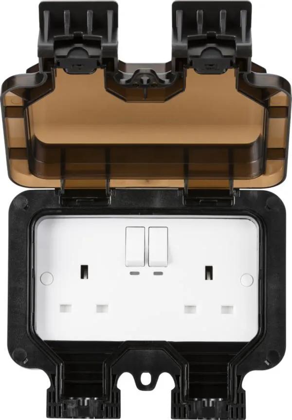 Weatherproof Smart IP66 13A 2G Outdoor Socket