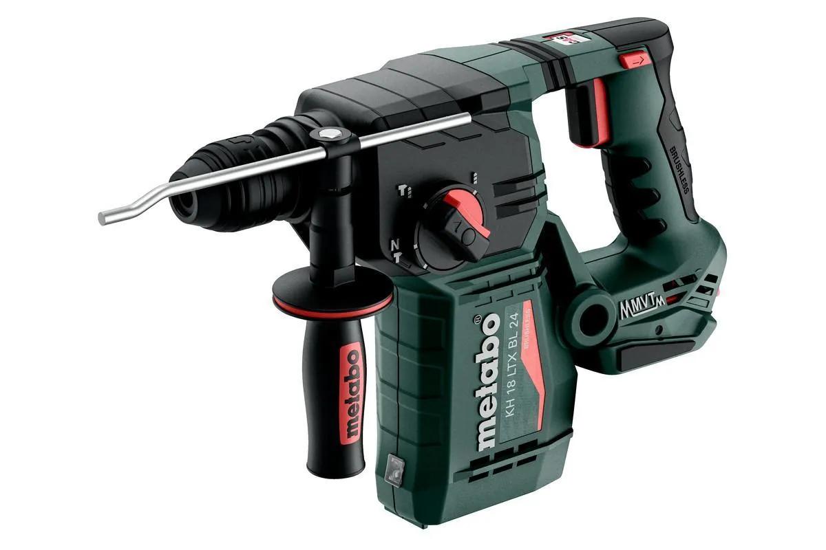 Metabo KH 18 LTX BL 24 Brushless 2.4J SDS+ Rotary Hammer Body Only With MetaBox