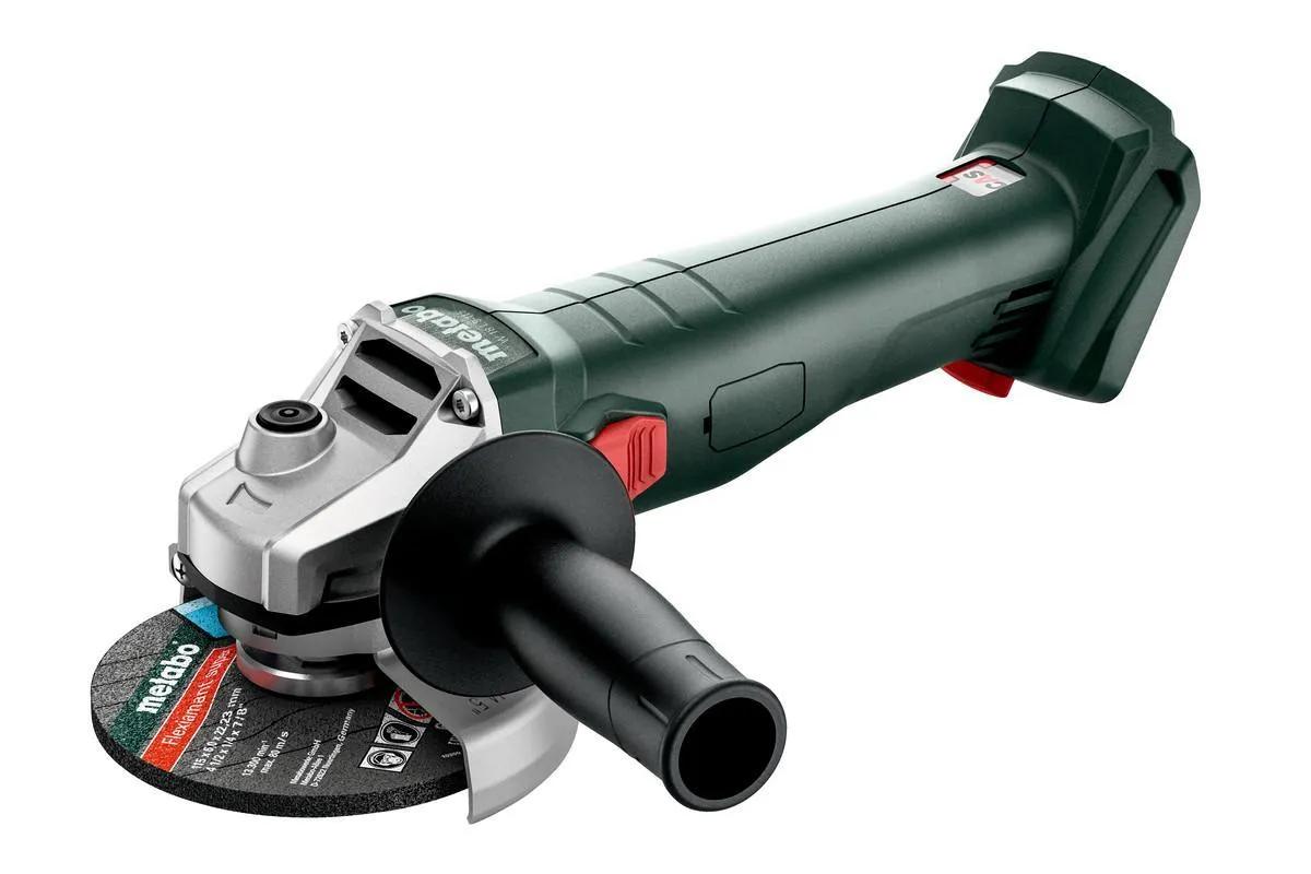 Metabo W18 L 9-115 4.5" Angle Grinder Body Only With metaBOX