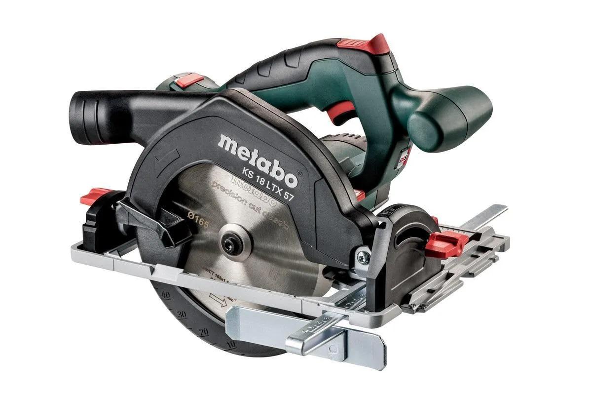 Metabo KS 18 LTX 57 Circular Saw Body Only With MetaBOX