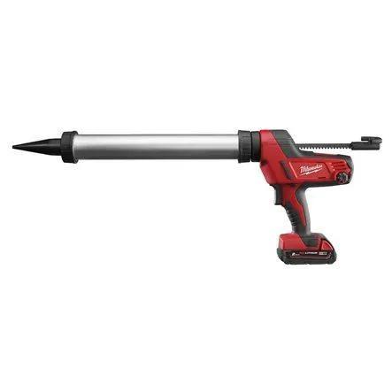 Milwaukee C18PCG/600A-201B M18 Caulking Gun With 600ml Aluminium Tube 1x 2ah Batttery