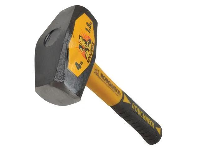 Roughneck 65610 Fibreglass Handle 1.8kg / 4lb Club Hammer