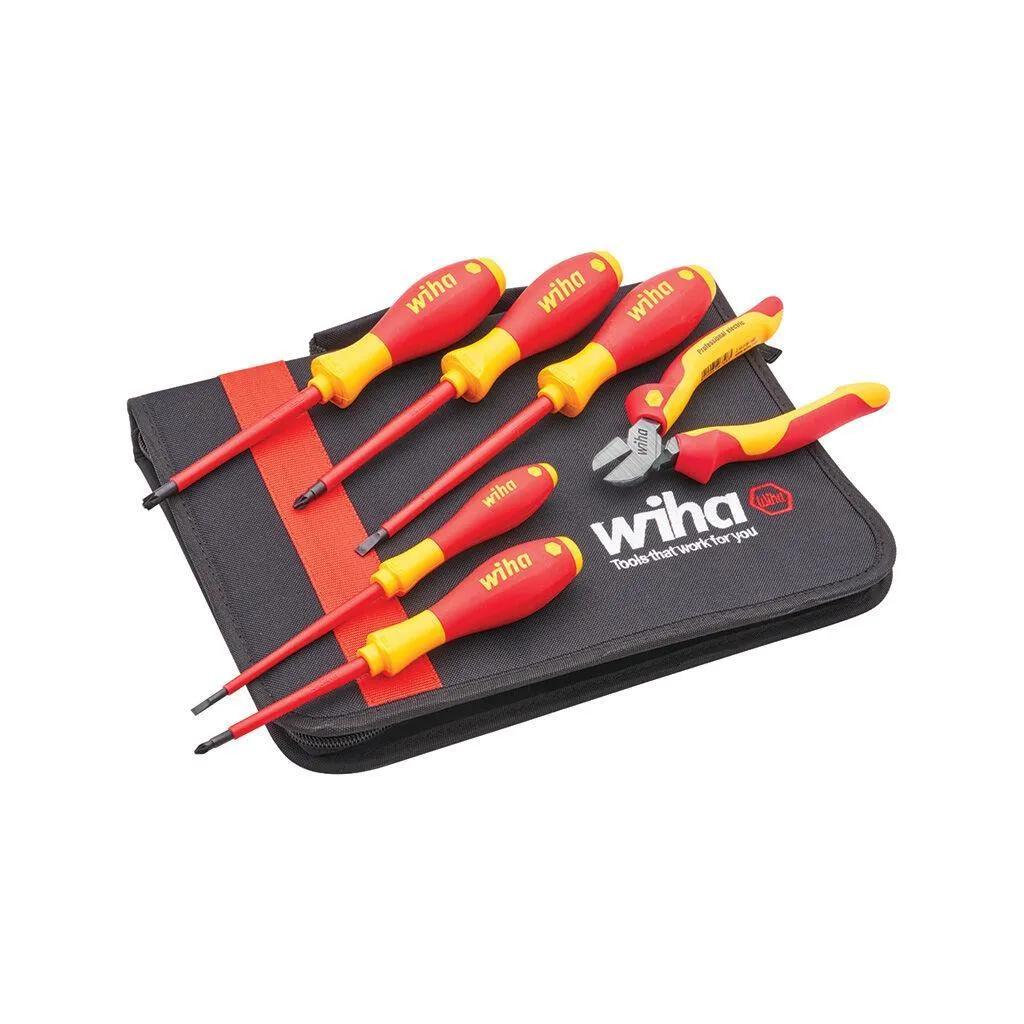 Wiha 33969 Electrician 6 Piece Tool Set